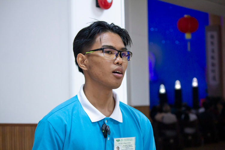 For Kenneth Baluyut, 22, a newly accepted scholar in 2024, Tzu Chi offers more than just educational support, but also a life-changing wisdom. “If Tzu Chi needs volunteers, I want to be one,” he shares, his voice resonating with newfound purpose.