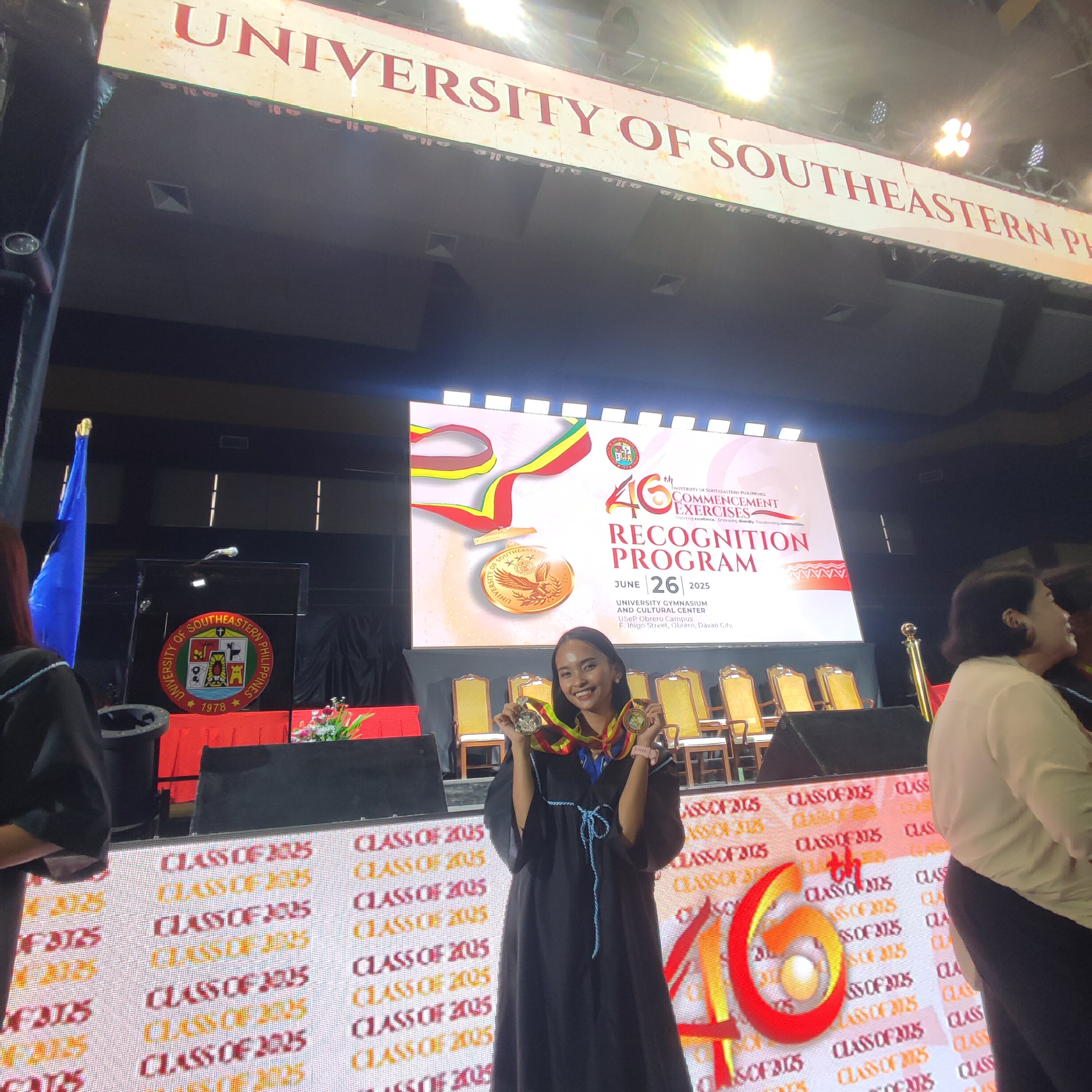 Tzu Chi Davao scholar Arabella Monterola celebrates a milestone made possible through the support of the Tzu Chi Foundation Scholarship Program.  “Thank you to everyone who helped me in times of great need. I will do my best to walk with Tzu Chi and spread what they taught me and to practice being more mindful every day.” 