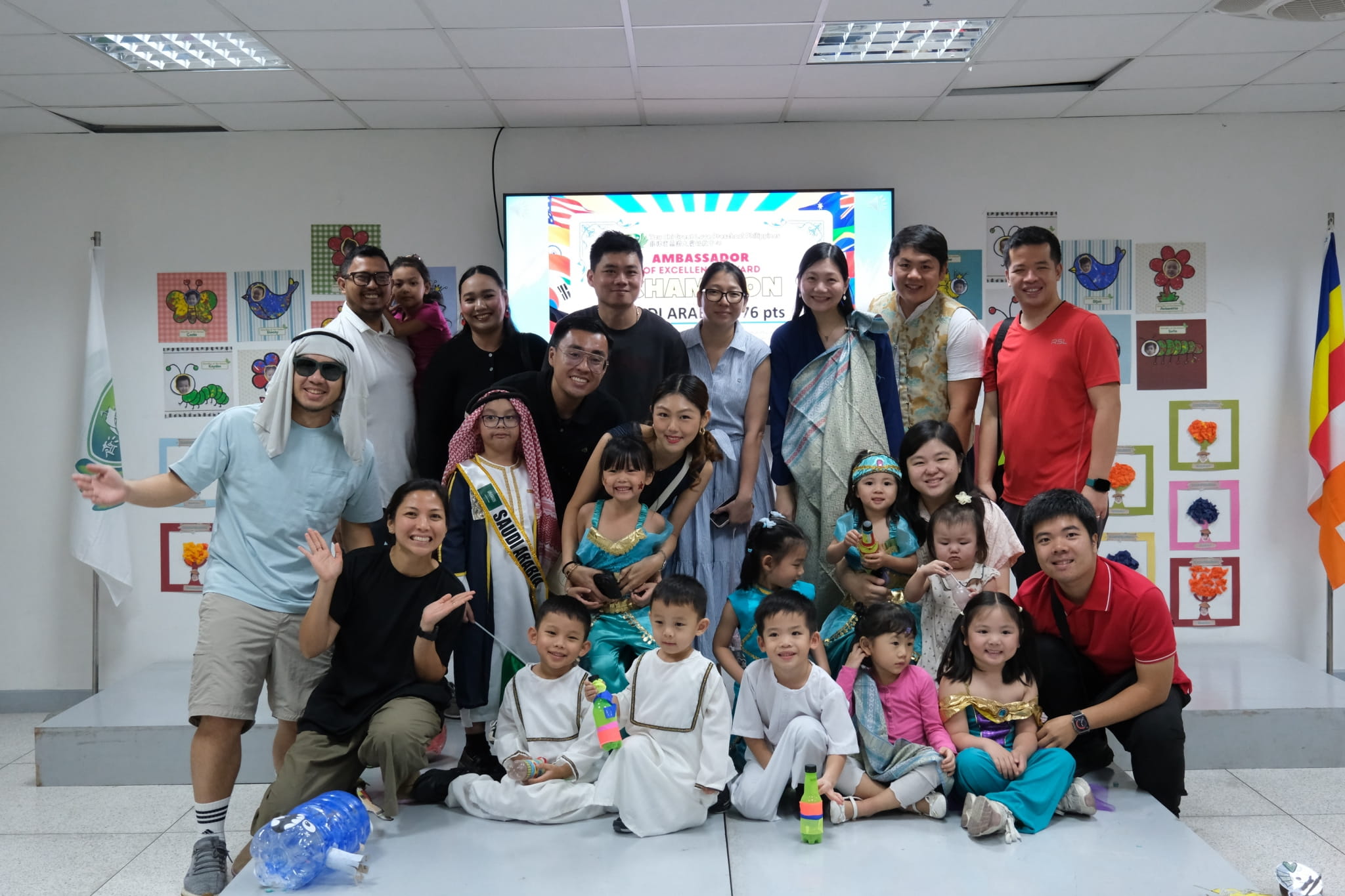 Saudi Arabia takes the championship for its resourceful booth design, turning recycled materials into creative and meaningful displays.