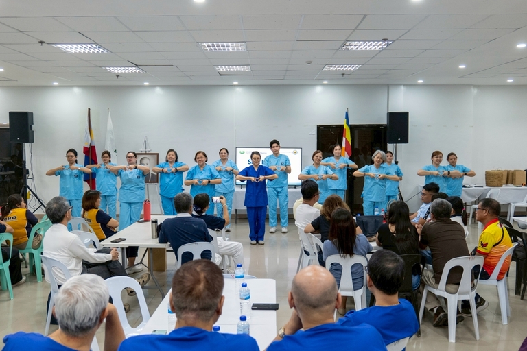 A sign language performance by the doctors showcased their versatility beyond clinical and surgical work.