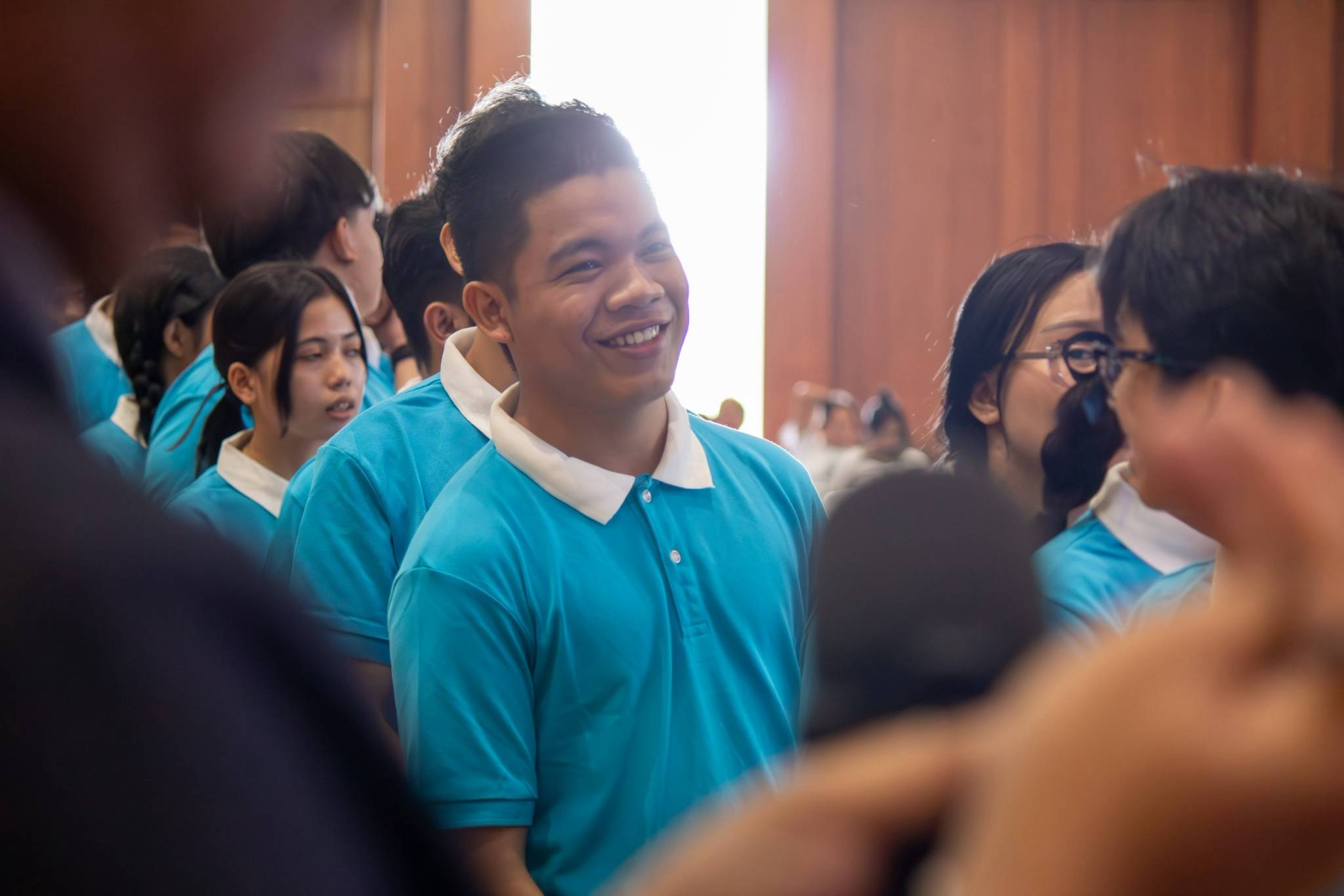 John Brix Encabo is filled with excitement as he begins his journey as a Tzu Chi scholar. 