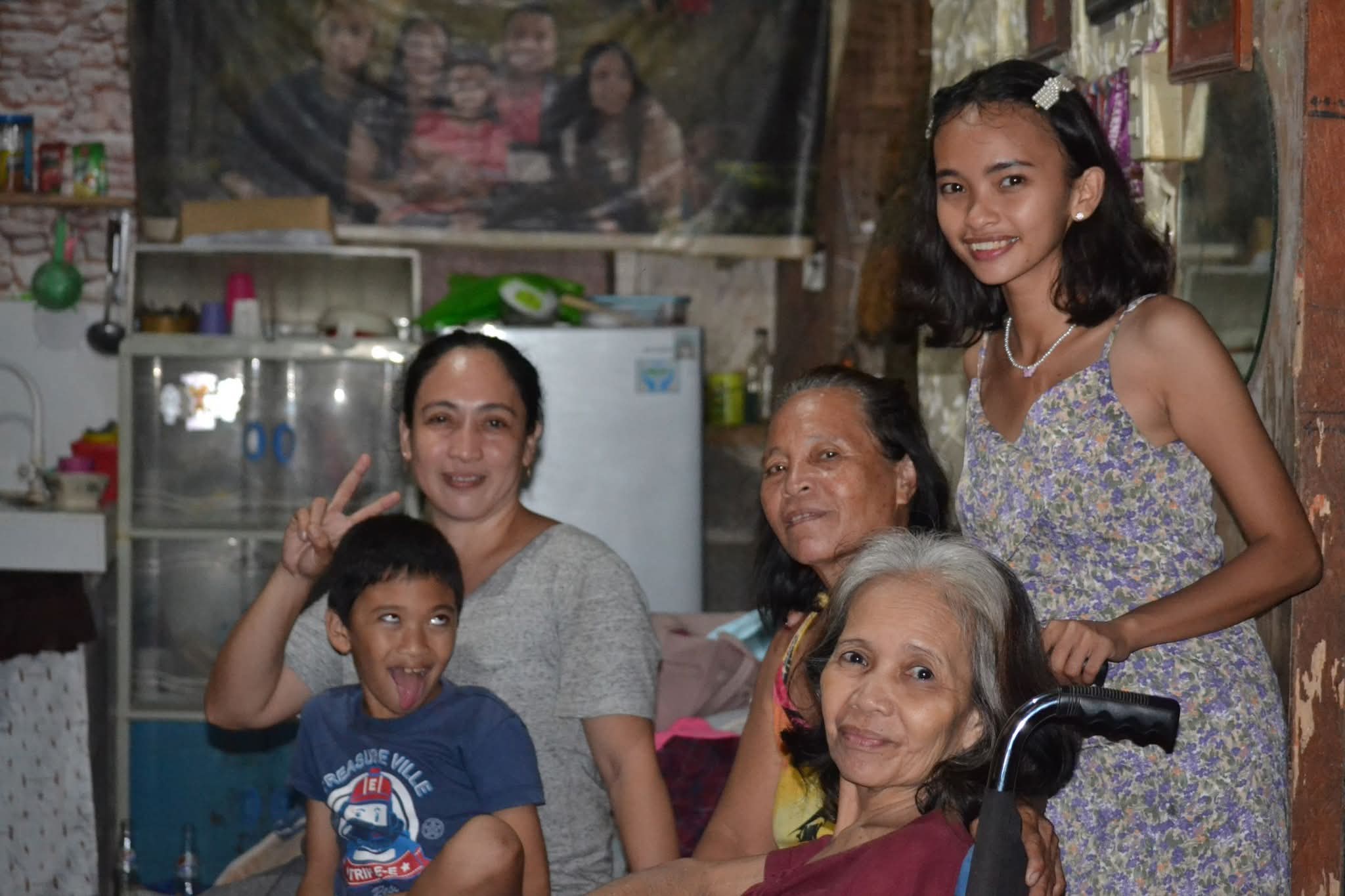 With her grandmother and relatives always by her side, Arabella Monterola faced every challenge with courage.