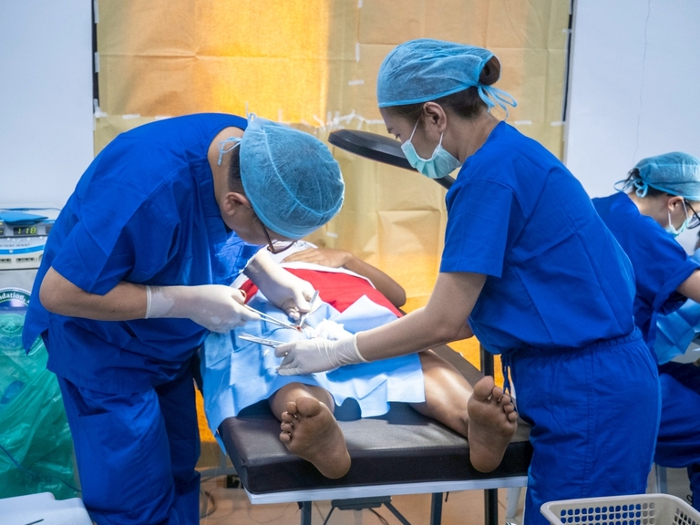 TIMA surgeons accommodated cases that didn’t require patients to be put under general anesthesia. 