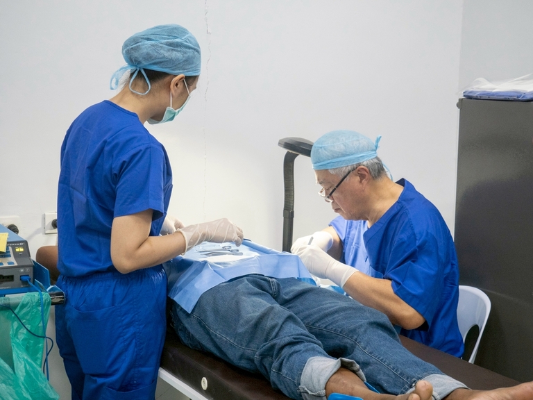 TIMA surgeons accommodated cases that didn’t require patients to be put under general anesthesia. 