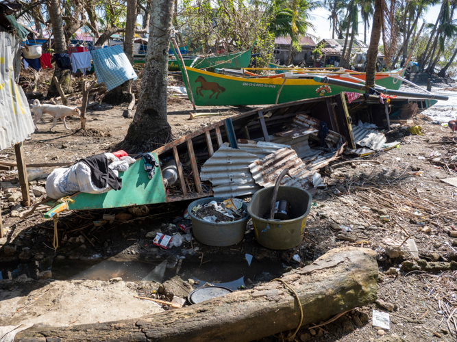 The series of typhoons not only left houses damaged, but also affected livelihoods in communities where agriculture and fisheries thrived. 