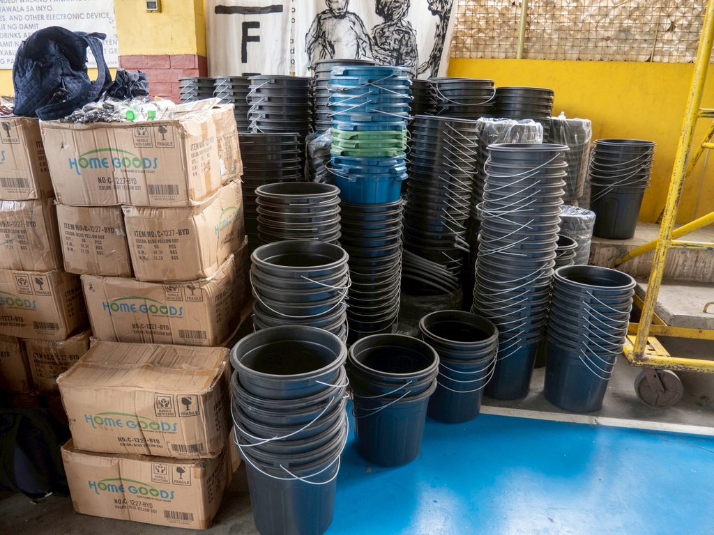 Home items are also provided for affected families.