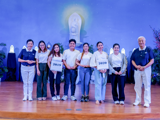 Tzu Chi scholar representatives from 2019 and 2020