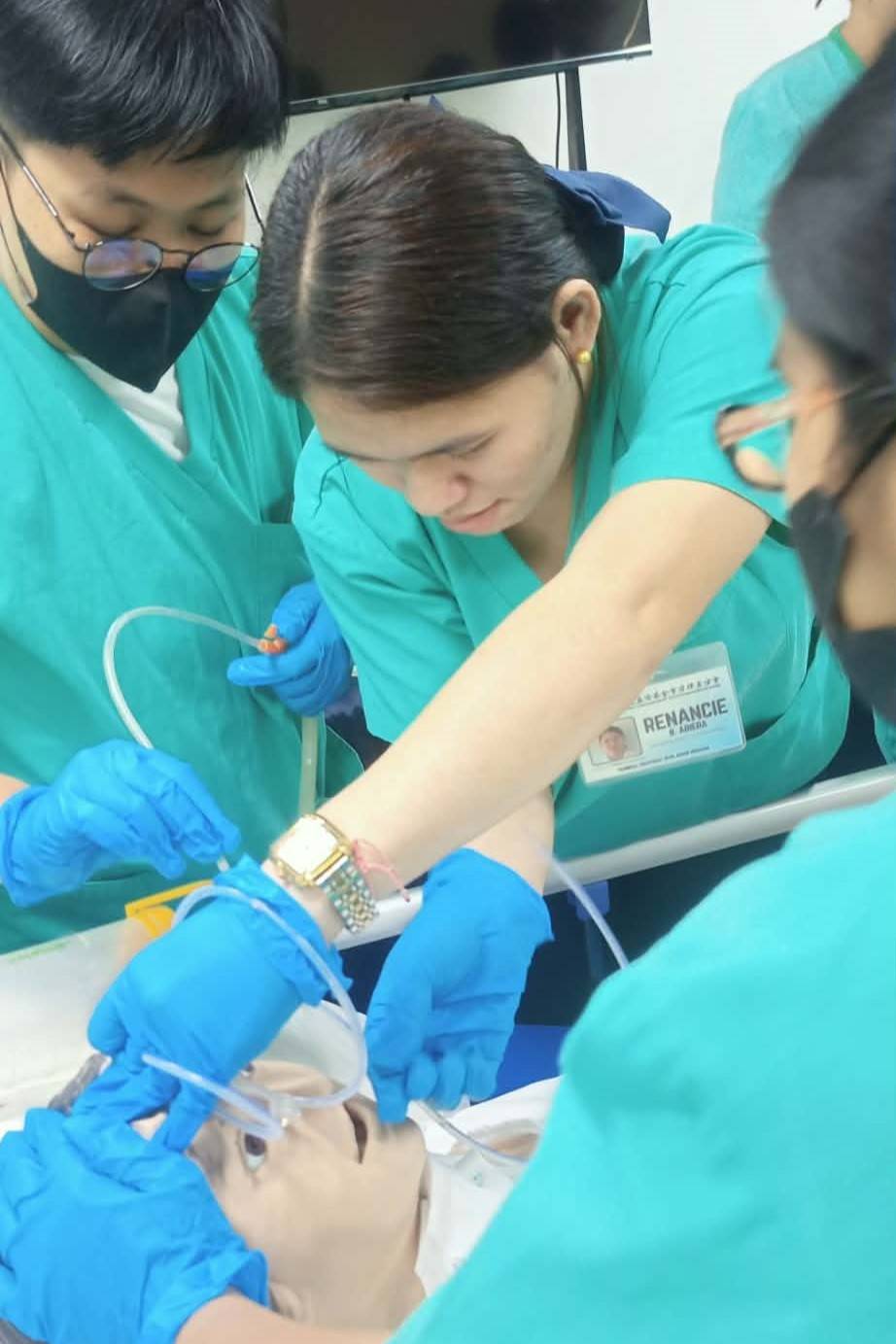 Determined to complete the caregiving program, Renancie Abiera made full use of the opportunity, actively attending every lesson and training session.