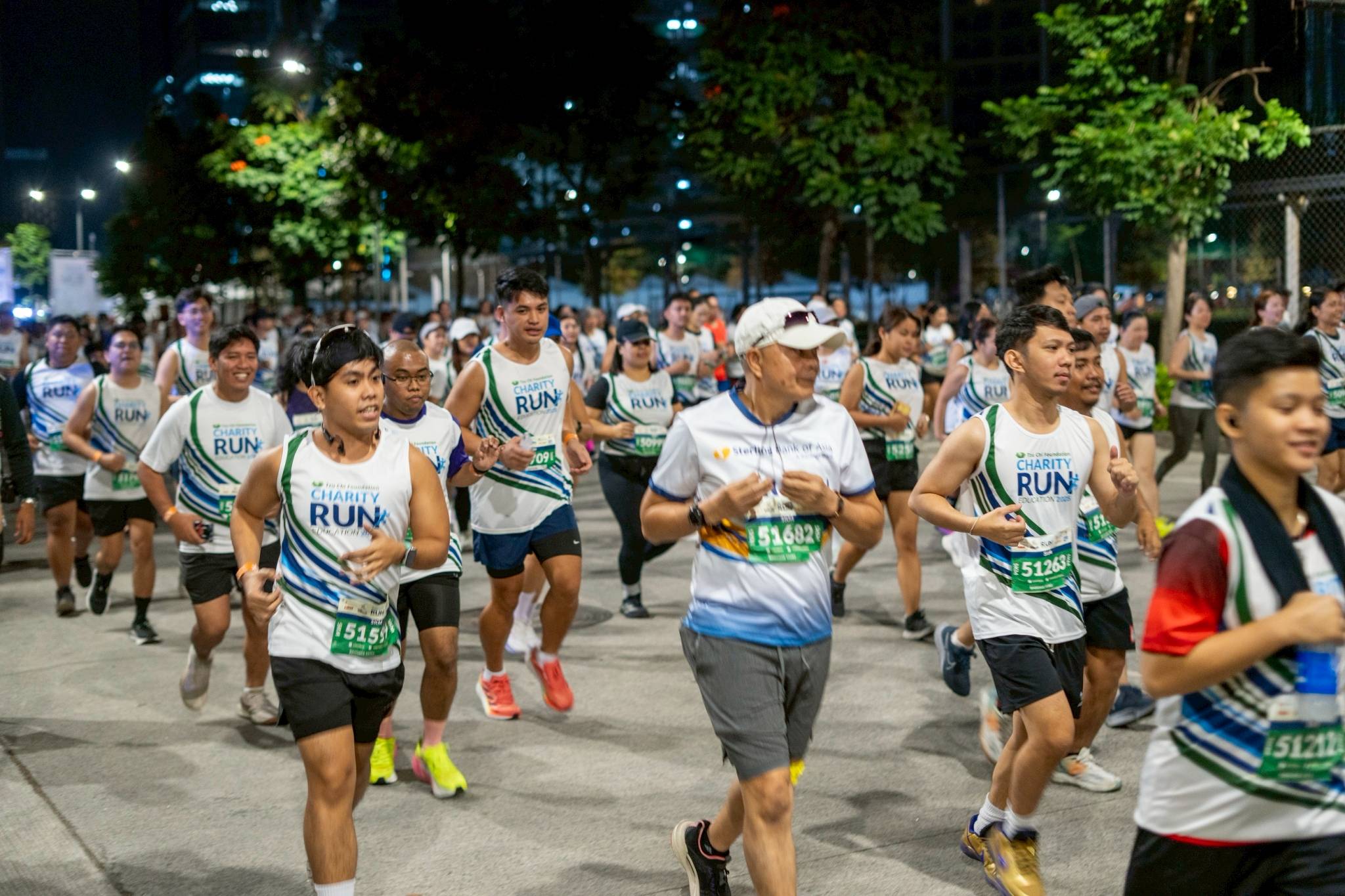 Runners powered along the route, each stride driven by the goal of claiming that medal.
