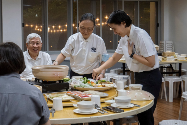 The get-together was a chance for Tzu Chi Philippines volunteers, family and friends to bond over good food and each other's company.