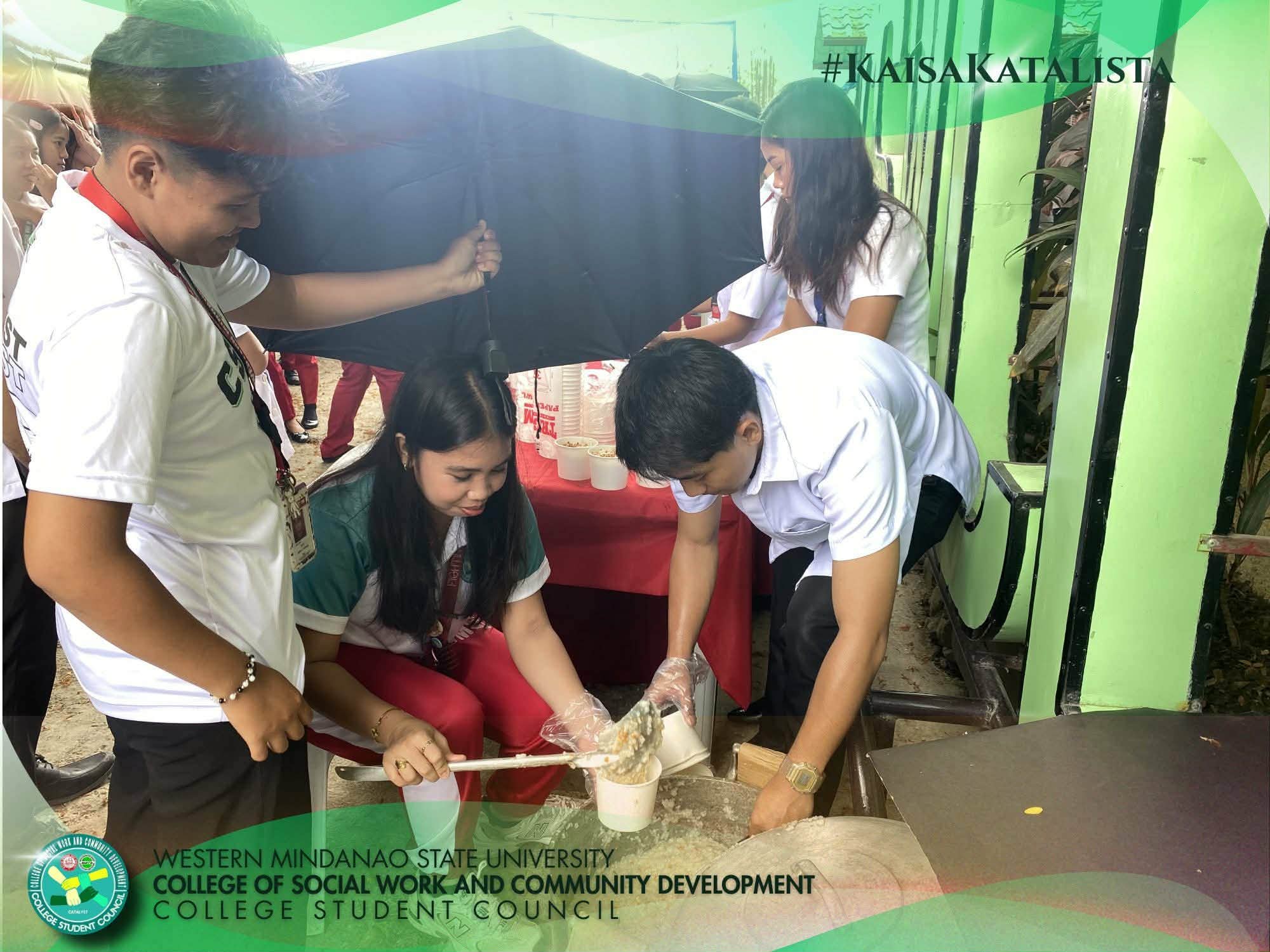 Experiences like the feeding program in his student organization have played a meaningful role in shaping his character and values.