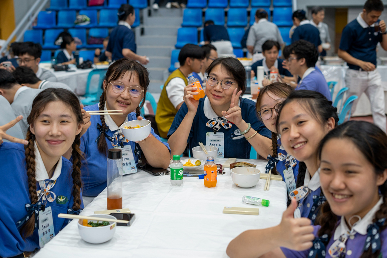 Taiwan-based Tzu Chi Youth beam with gratitude during the closing night of their three-day medical mission journey in Dipolog, Zamboanga del Norte.