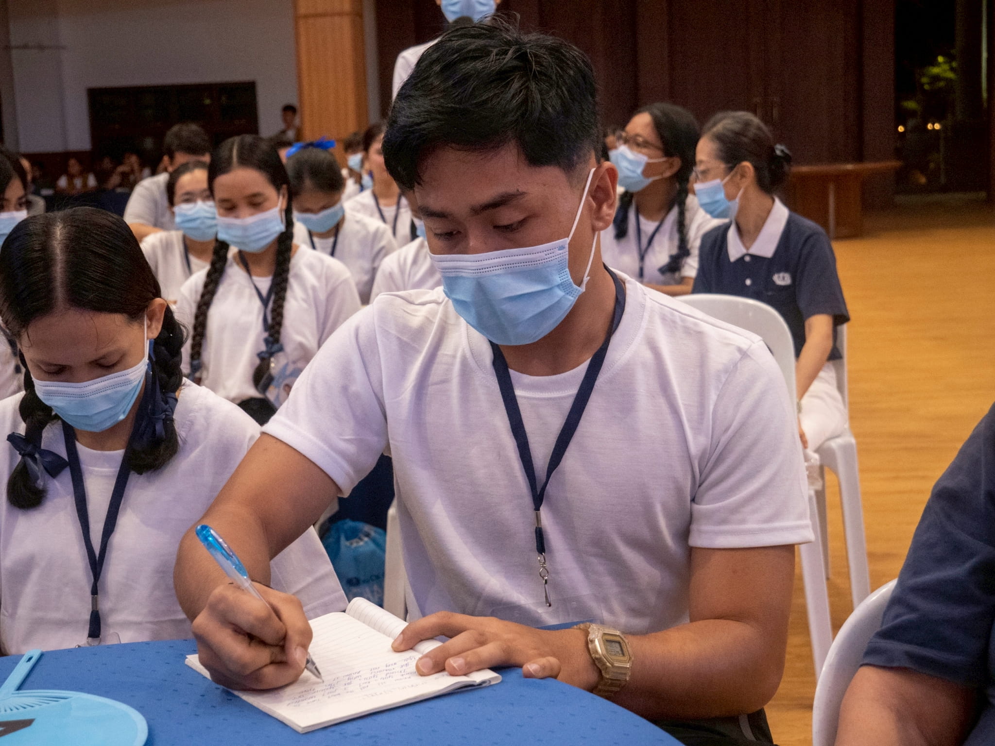 Carll Maverick Salac reflects on the importance of family during the 2026  Scholars’ Camp held at Sta. Mesa, Manila.