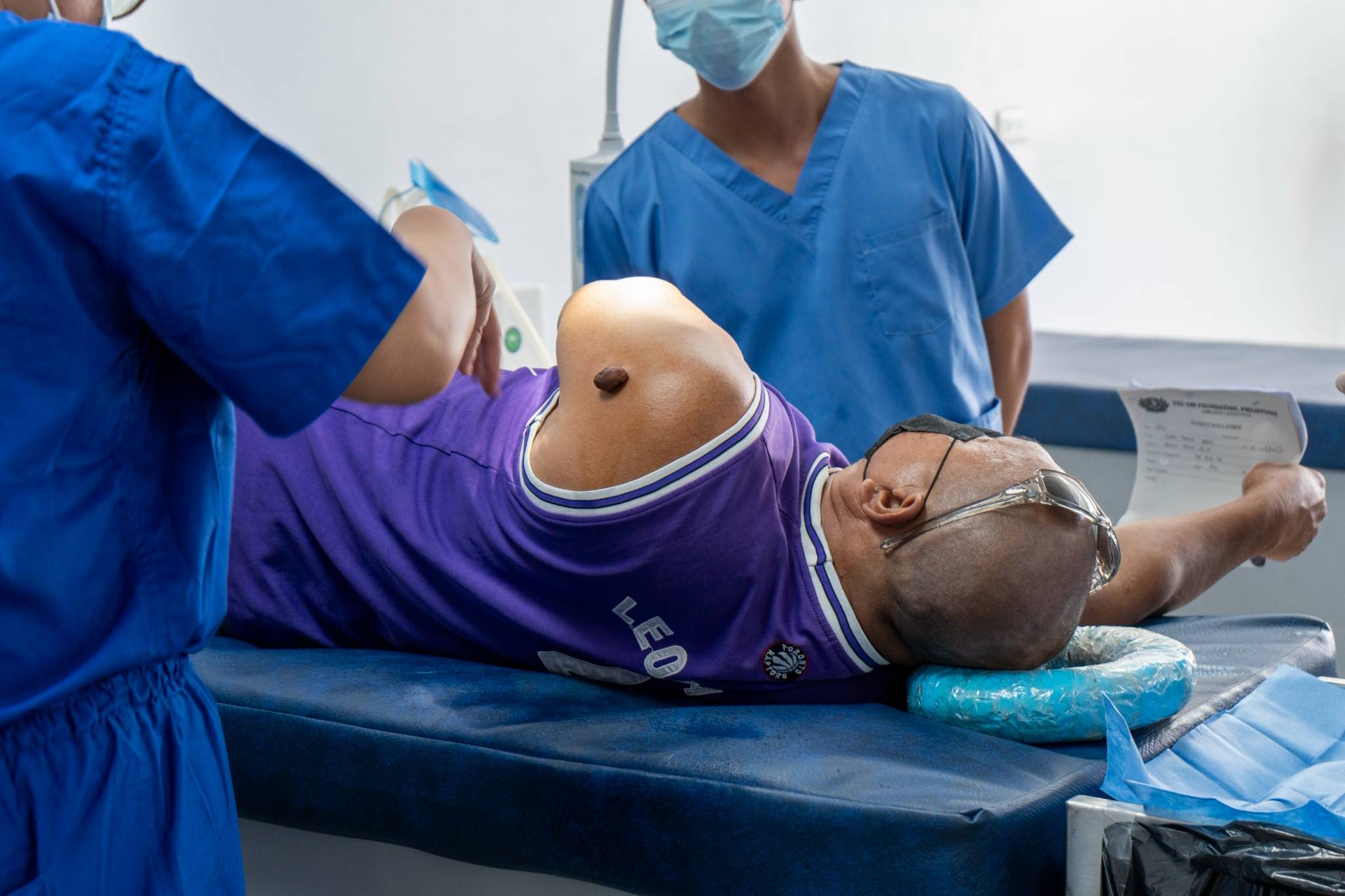 TIMA doctors also performed various minor surgeries, like the removal of benign growths. 