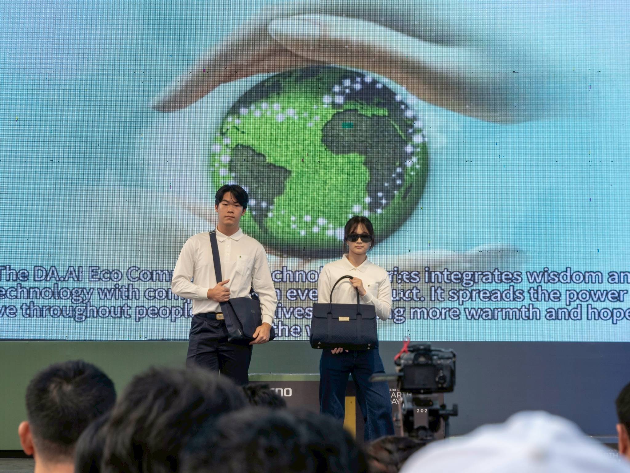 Stylish shades, sling bags, and handbags are among the products made by DA.AI Technology. 