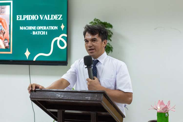 Elpidio Valdez may not have fulfilled his goal of working overseas as a graduate of TechVoc’s machine operation course, but as a TechVoc trainer, he has ingrained many scholars with skills to find gainful employment abroad.