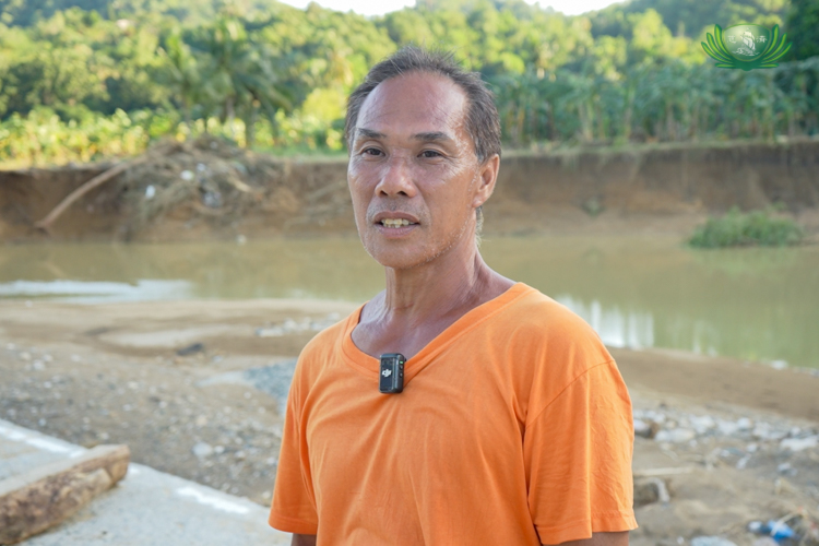 Roselito Bubu in Cabadiangan, Cebu, lost his home and family members in the typhoon. “We haven’t seen the remains of my mother yet,” he said.