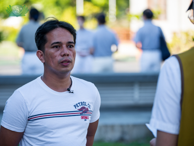 “This seems like a happy place, and people here are so kind and caring,” says Jay-R Custodio who received assistance from Tzu Chi for his angioplasty procedure last February 23.【Photo by Daniel Lazar】