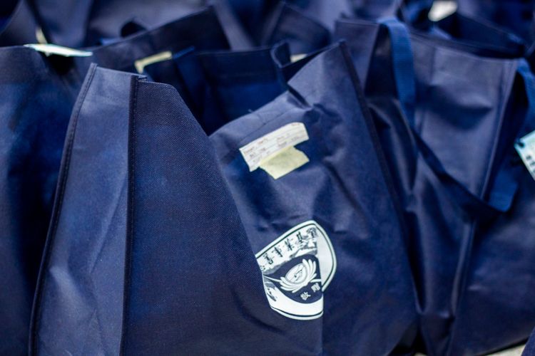 Each scholars’ camp kit contains their clothing, shoes, and other essentials.