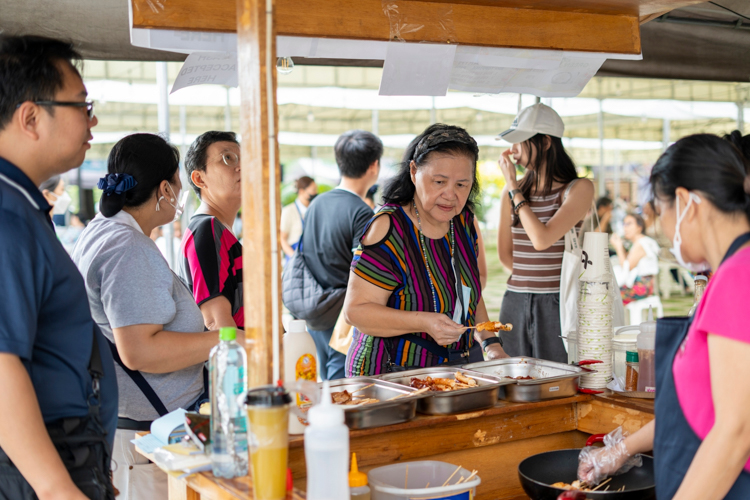 Guests enjoyed exploring the booths and goods offered by Fiesta Verde 2024's 92 exhibitors.