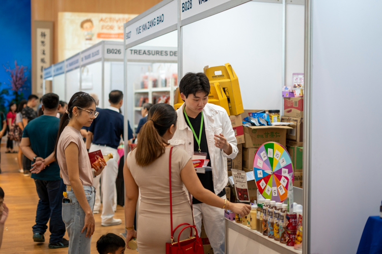 Guests enjoyed exploring the booths and goods offered by Fiesta Verde 2024's 92 exhibitors.