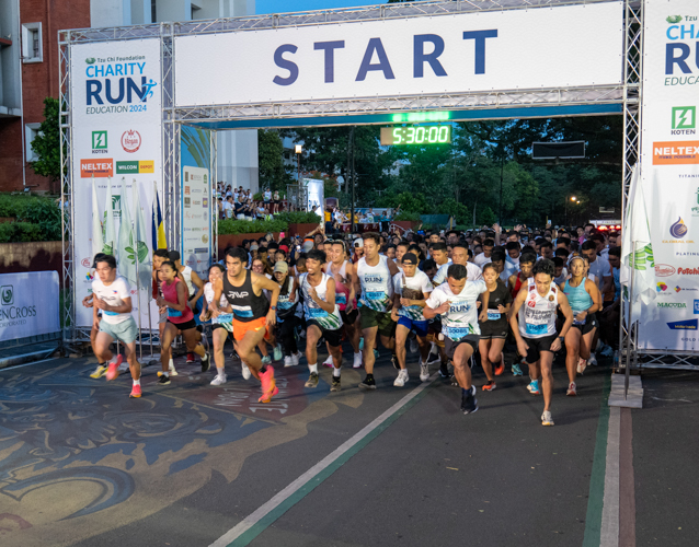 And they’re off! Tzu Chi’s first Charity Run for Education on July 21 at the University of the Philippines, Diliman, Quezon City, attracted 6,000 participants of all ages in its 1K, 3K, 5K, and 10K race categories.