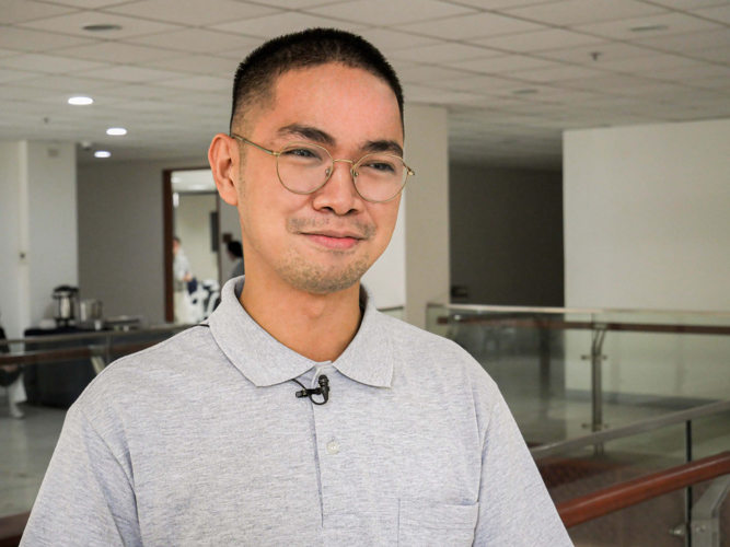 “I joined the training program as an expression of gratitude,” says Tzu Chi Communications Department’s Ben Baquilod. “I’m really thankful to all the volunteers for showing me kindness and inspiring me. I hope to emulate those qualities that I’ve seen in them so I can apply them in my work and help others as well.” 【Photo by Matt Serrano】