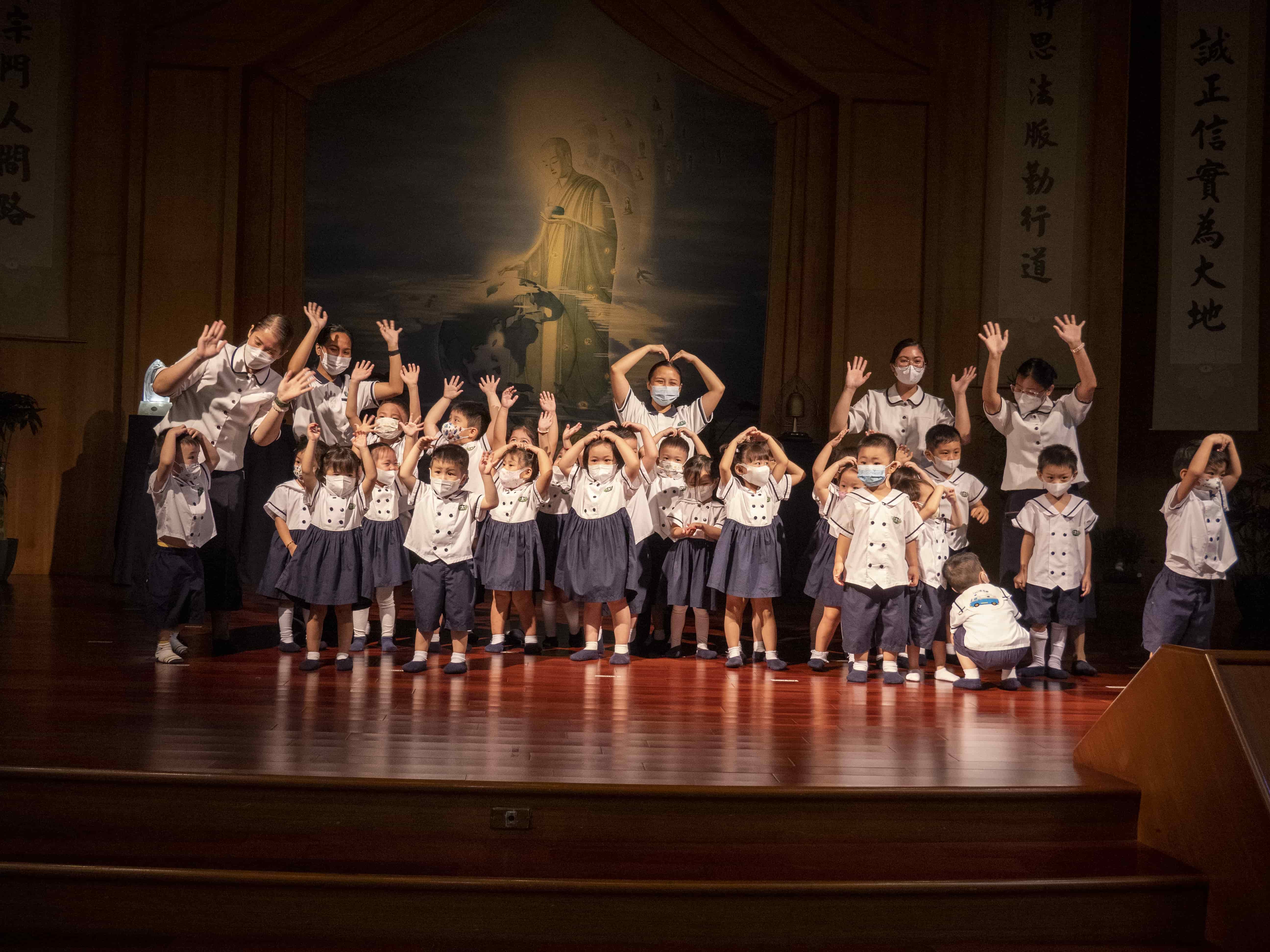 On May 12, 2023, Tzu Chi photographer Matt Adrian Serrano was at the Tzu Chi Great Love Preschool in Agno, Quezon City, where teachers and students celebrated Buddha Day, Mother’s Day, and Tzu Chi Day.【Photo by Matt Serrano】
