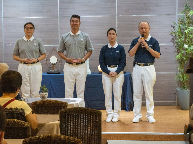Pampanga volunteers share their experiences and learnings in Tzu Chi. 【Photo by Matt Serrano】