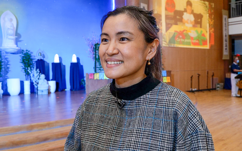 “A big improvement I saw in Sofie is that she has become more active, and she’s very happy. We’re also very happy here in Tzu Chi because the facilities are great and the teachers are amazing,” shares parent Jessica Cheng.【Photo by Marella Saldonido】