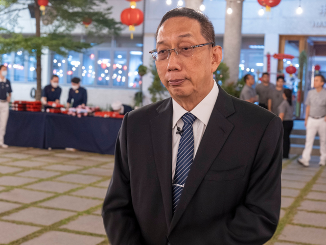 “Tzu Chi is not a place about money,” says Ambassador Francis Chua, honorary members overall convenor. “Tzu Chi is a place of compassion. Tzu Chi is a place that you devote your time, your effort to help your fellowman.” 【Photo by Matt Serrano】