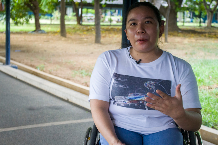 Diagnosed with Pott’s disease at age 10, Erika Mae Joy Villaflores hasn’t let her disability limit her. She taught special kids before being assigned to the medicine repackaging section. “THW showed me that anything is possible, that as a PWD I can do more than just sit in one corner and wait for things to be handed to me.” 【Photo by Matt Serrano】