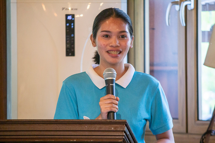 “Your scholarship not only alleviated the financial burden of my family but also opened doors to numerous learning opportunities for my personal and academic growth,” says Jhasmine Yecla, Tzu Chi scholar from Universidad de Manila.